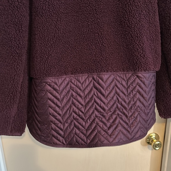 Athleta: Cozy Sherpa Snap Pullover - Picture 6 of 8